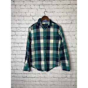 American Eagle Classic Fit Plaid Button-Up Shirt - Small